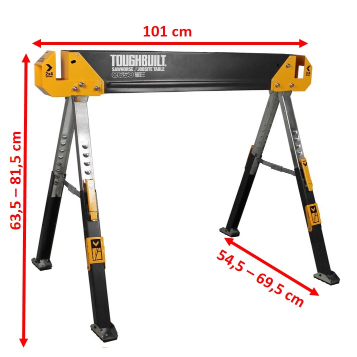 Toughbuilt C Arbeitsbock S Gebock H Henverstellbar Einzelner Bock