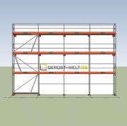 Fassadengerüst Paket Rux Framescaff, 72 m², Feldl. 2,57 m 