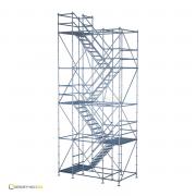 Bautreppenturm Rux Ringscaff Ausstiegshöhe ca. 8,3 