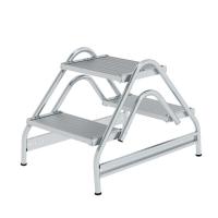 Munk Günzburger Arbeitspodest beidseitig begehbar Aluminium geriffelt 