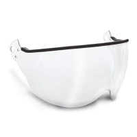 KASK Visier für Superplasma, EN ISO 16321/EN 14458, Schutzvisier transparent  