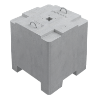 Betonblock / Betongewicht 1 t, 80x80x80 cm 