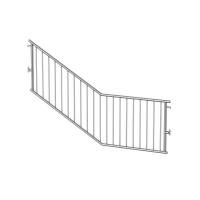 Ringscaff Füllstabgeländer schräg 3,00 x 1,00 m