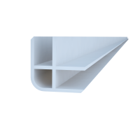 Scaffguard PVC Eck-Profil, weiß,  Länge 6,50 m 