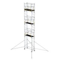 Munk Günzburger FlexxTower SGX Ergo mit vorlaufendem Geländer, Arbeitshöhe 9,50 m