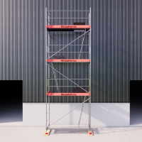 Fassadengerüst Paket Rux Framescaff, 18 m², Feldl. 2,57 m 