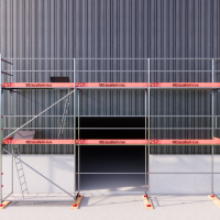 Fassadengerüst Paket Rux Framescaff, 38,6 m², Feldl. 2,57 m 