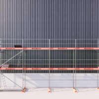 Fassadengerüst Paket Rux Framescaff, 54,4 m², Feldl. 2,57 m 