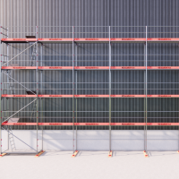 Fassadengerüst Paket Rux Framescaff, 138,8 m², Feldl. 2,57 m 