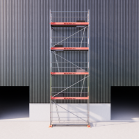 Fassadengerüst Paket Rux Framescaff, 27,63 m², Feldl. 3,07 m 