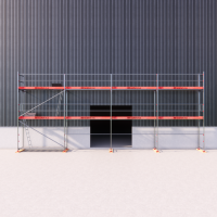 Fassadengerüst Paket Rux Framescaff, 61,4 m², Feldl. 3,07 m 