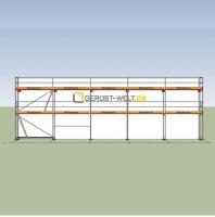 Fassadengerüst Paket Rux Framescaff, 77 m², Feldl. 3,07 m 