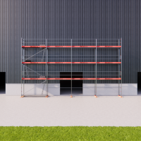 Fassadengerüst Paket Rux Framescaff, 85,96 m², Feldl. 3,07 m 