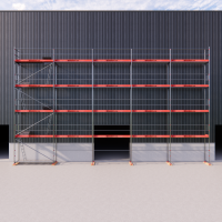 Fassadengerüst Paket Rux Framescaff, 138,15 m², Feldl. 3,07 m 