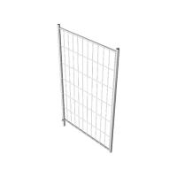 Mobilzaun / Bauzaun „Standard“, Torelement 1,2 x 2 m 