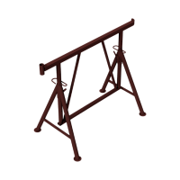 Faltgerüstbock "Compakt S 1200", braun lackiert Gr. 1 B 1.2 x H 0.75-1.30 m