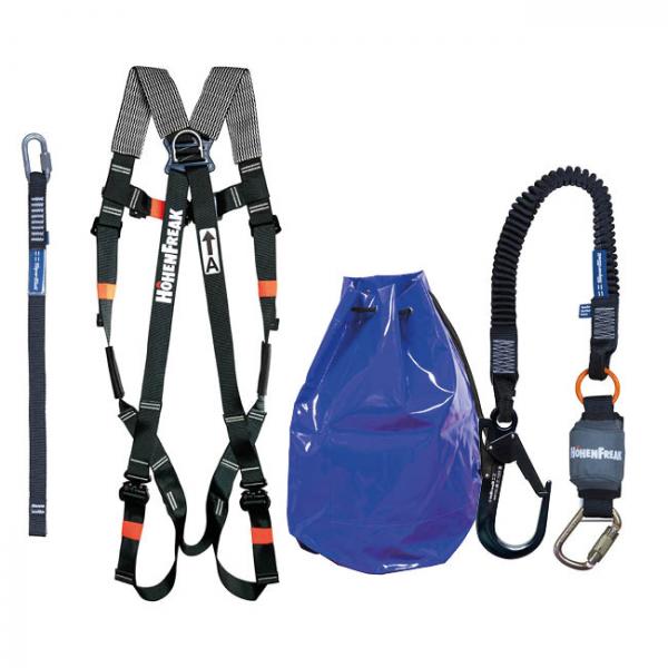 Höhenfreak Scaff-Pro PSAgA Set M-XL mit Alu-Karabiner 