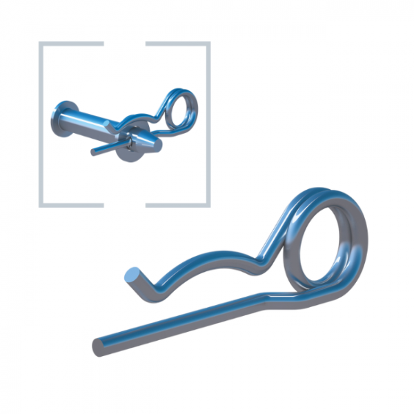 Federstecker für Steckverbinder Gitterträger 