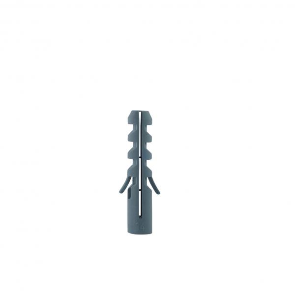 100 Stück Nylondübel 14 x 100 mm mit Schaft 