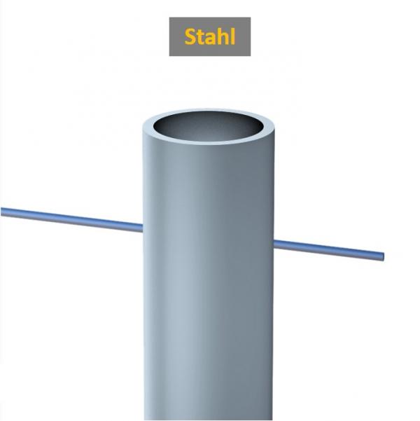 Gerüstrohr Stahl Ø 1 ½ “ bzw. 48,3 mm; 
