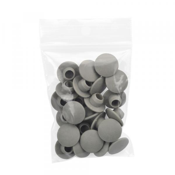 Typ_78 Kunststoff Schraubverschluss (25 Stck./Pack) Ø 42,4 mm, 48,3 mm, 60,3 mm (grau) 