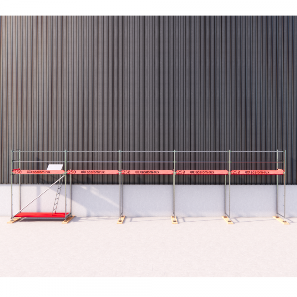 Rux Super Fassadengerüst 54m² | Komplettes Gerüstpaket – Feldlänge 2,5 m 