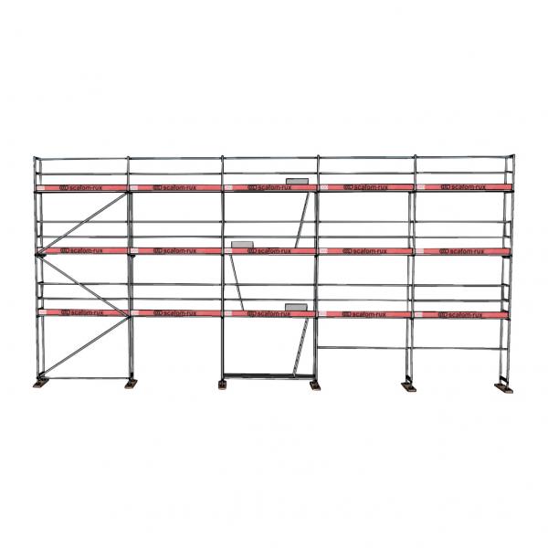 Rux Super Öse ALU Fassadengerüst 112 m², Feldlänge 3,00 m ALU-Belag 