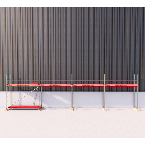 Rux Super Fassadengerüst 52m² | Komplettes Gerüstpaket – Feldlänge 3,00 m 