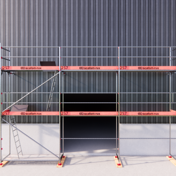 Rux Framescaff Fassadengerüst 52 m² | Komplettes Gerüstpaket - technisch kompatibel zu Layher 