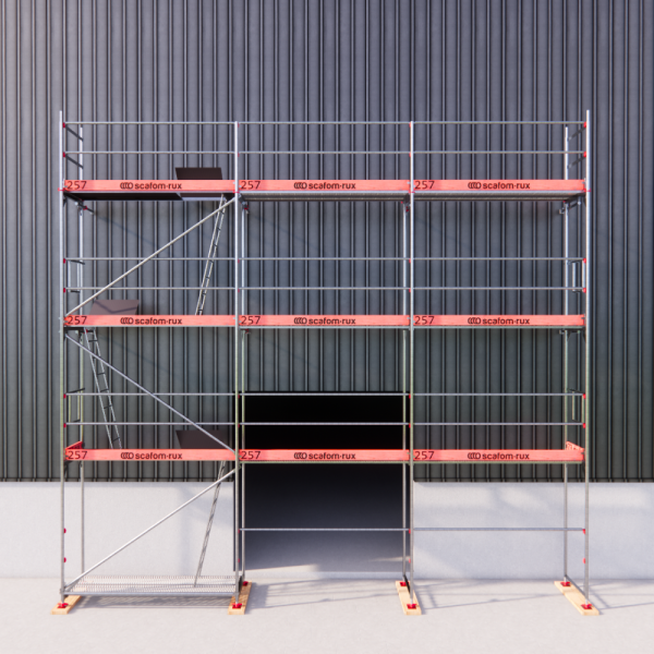 Rux Framescaff Fassadengerüst 70 m² | Komplettes Gerüstpaket - technisch kompatibel zu Layher 