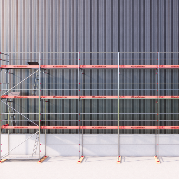 Rux Framescaff Fassadengerüst 131 m² | Komplettes Gerüstpaket - technisch kompatibel zu Layher 