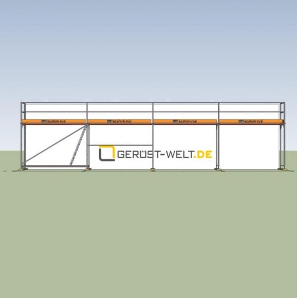 Fassadengerüst Paket Rux Framescaff, 36,84 m², Feldl. 3,07 m 