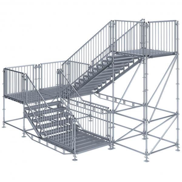 Bautreppe, Außentreppe Komfort plus 1,50 m x 3,50 m 