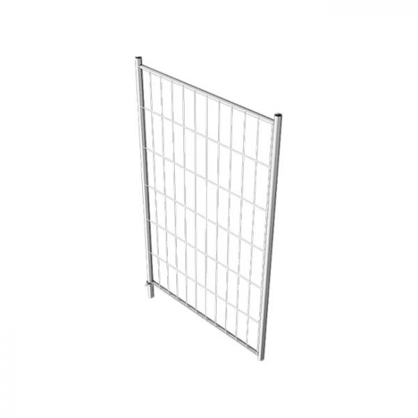 Mobilzaun / Bauzaun „Standard“, Torelement 1,2 x 2 m 