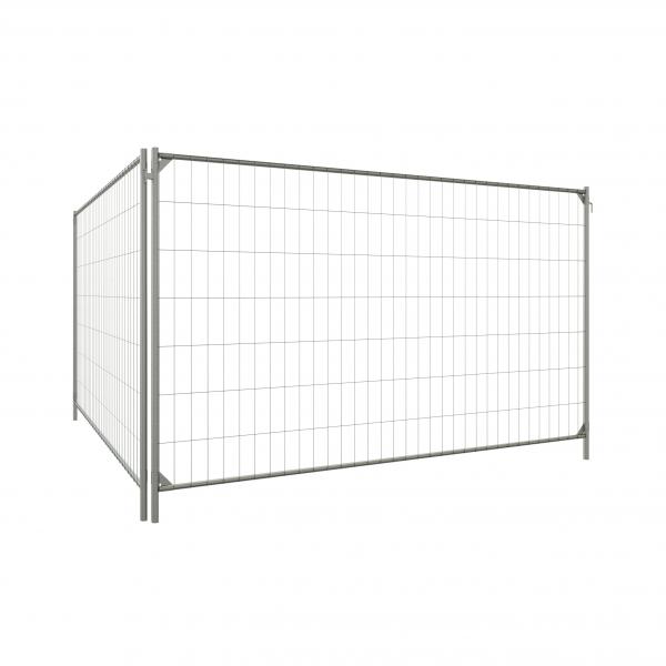Mobilzaun / Bauzaun "Standard Pro" 3,50 x 2,00 m         mit Haken & Ösen
