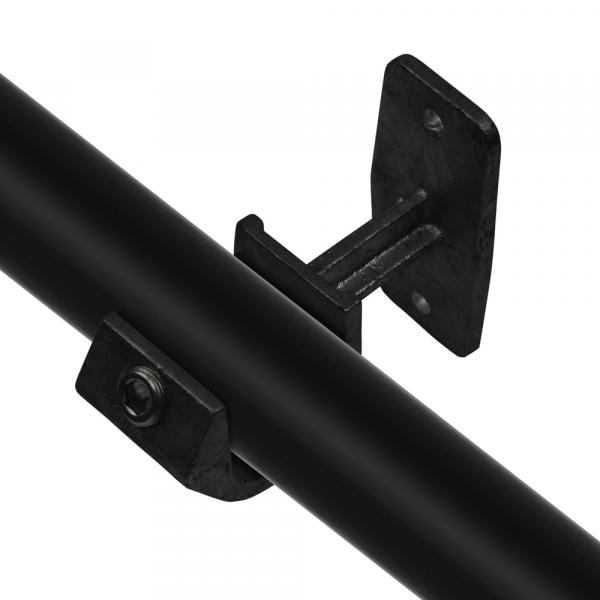 Typ_35 Rohrverbinder Handlaufhalterung offen Ø 26,9 mm (schwarz) 