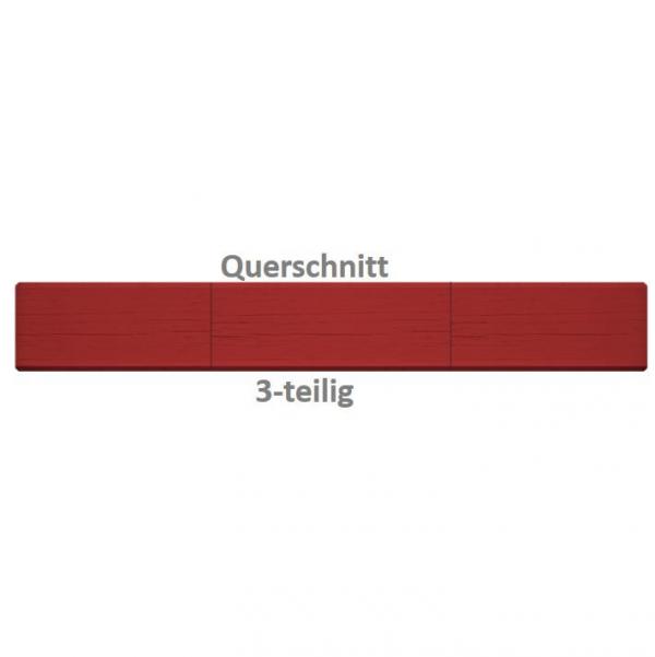 Spezial-Gerüstbohle aus Holz 24 x 4,5 cm (BxH) rot imprägniert 2.50 m