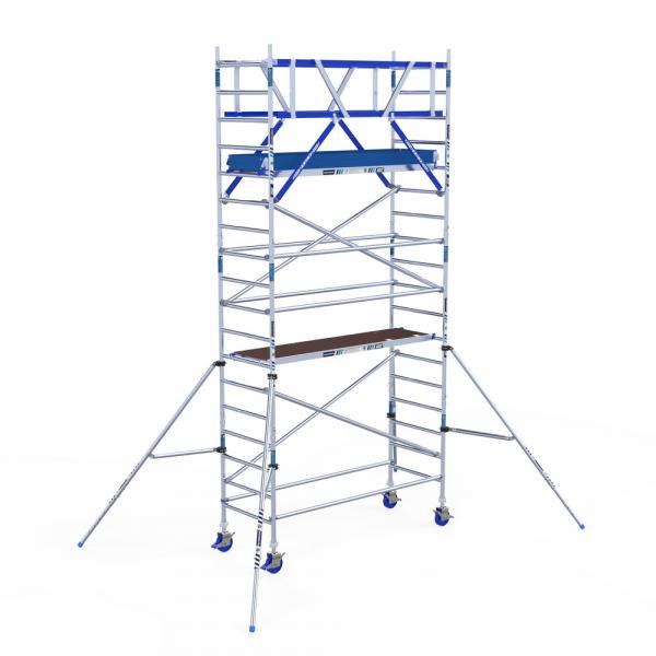 ASC Rollgerüst 90 Quick Lock, Arbeitshöhe 6,3 m 2.50 m Holz