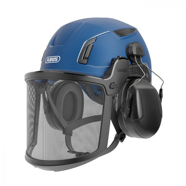 ABUS Forsthelm Set, DIN EN 397:2012 blau