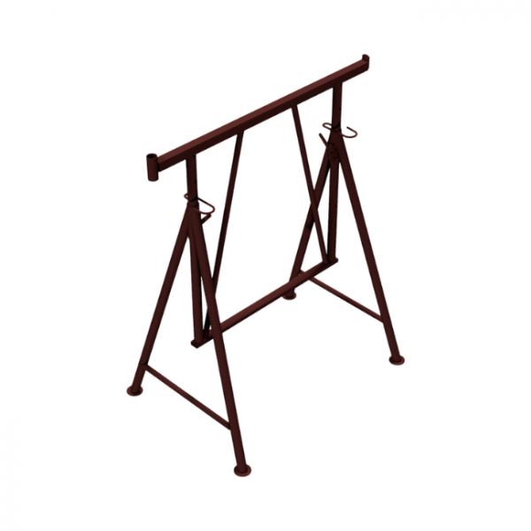 Faltgerüstbock "Compakt S 1200", braun lackiert Gr. 3 B 1.2 x H 1.20-1.95 m