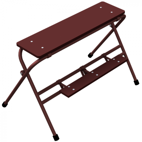 Arbeitstritt, 2 Stufen B 1.00 m H 0.70 m