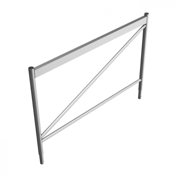 Stirngeländerrahmen (für Gerüstböcke), verzinkt 