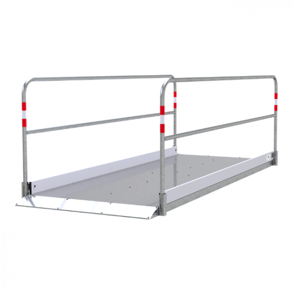 Grabenbrücke aus Aluminium 1,20 m breit 