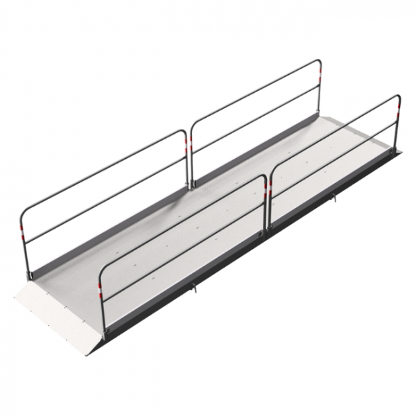 Alu-Grabenbrücke 5,50 m lang, 1,30 m  