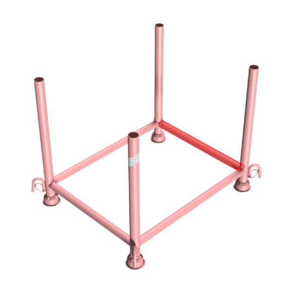 Stapelpalette, 90 x 70 x 70 cm lackiert