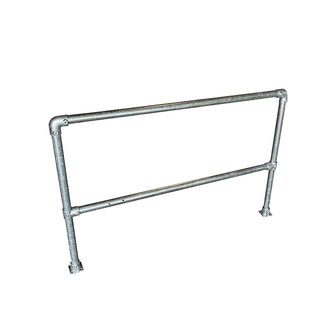Schutzgel&auml;nder Stahl mit Knieholm