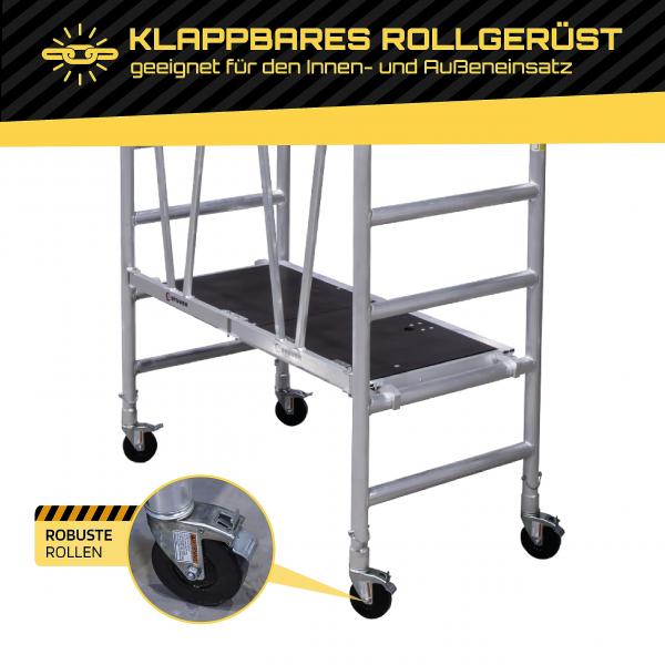 Rollgerüst klappbar Stuver Scout V 140, AH 3,00 m, gebraucht 