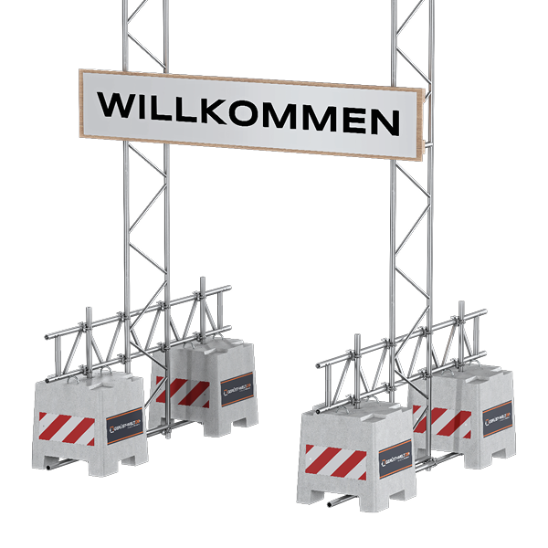 Betonblock / Betongewicht 1 t, 80x80x80 cm 