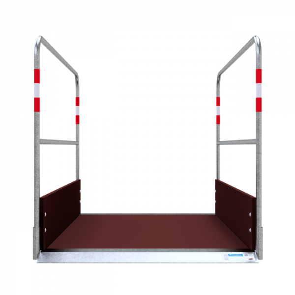 Grabenbrücke aus Holz, 1,00 m breit 