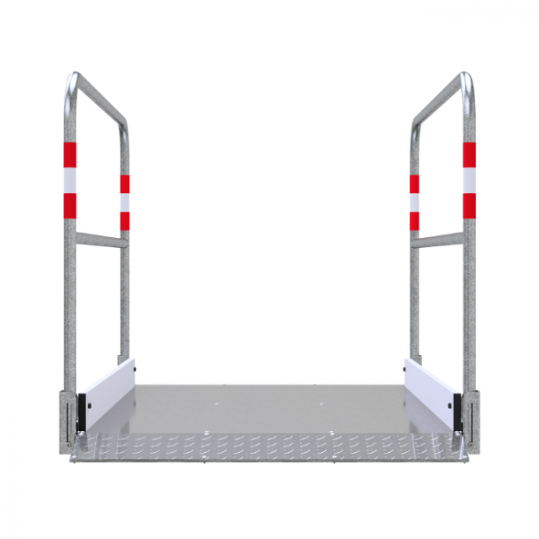 Grabenbrücke aus Aluminium, 1m breit 